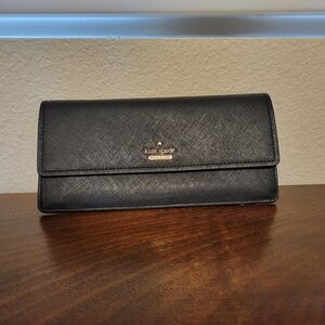 Kate Spade Black Leather Wallet